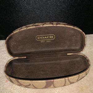 Coach Coco Brown eyeglass case